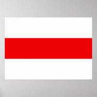 Vitrysk protestsymbol flagga röd vit revolution f