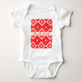 Vitryska Б е л а р у с folkdräkt Mönster T Shirt