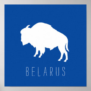 Vitryska Bison З у б Б е л budg auktioner Poster