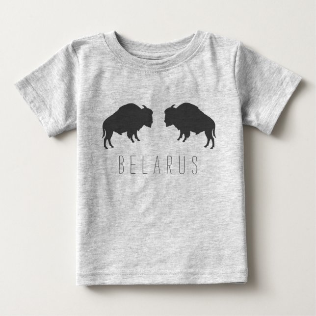 Vitryska Bison З у б р Б е а л T Shirt (Framsida)