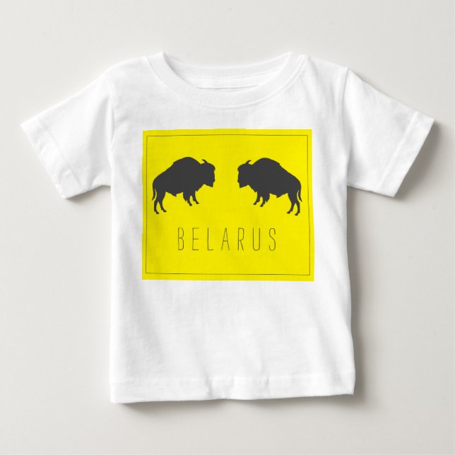 Vitryska Bison З у б р Б е л budfinans auktioner b T Shirt (Framsida)