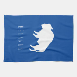 Vitryska Bison З у б р Б е л Kökshandduk