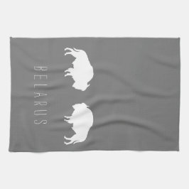 Vitryska Bison З у б р Б е л Kökshandduk