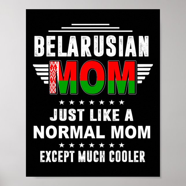Vitryska Mamma precis som Normal Mamma utom mycket Poster (Framsidan)