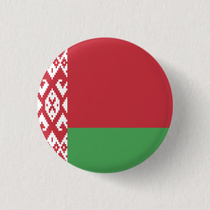 Vitryska patriotiska flaggan knapp