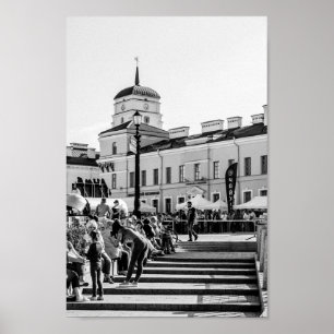 Vitryssland Беларусь Minsk Мінск Минск Arkitektur Poster