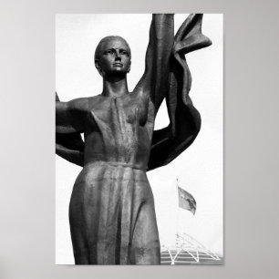Vitryssland Беларусь Minsk Мінск Минск Arkitektur Poster