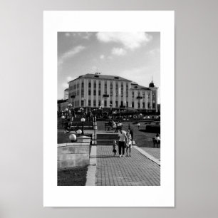 Vitryssland Беларусь Minsk Мінск Arkitektur Affisc Poster