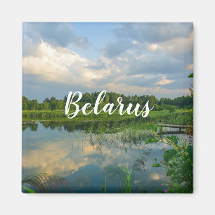 Vitryssland Беларусь Natur Landskap Magnet