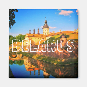 Vitryssland Беларусь Niasviž Nesvizh slott Magnet