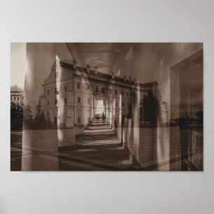 Vitryssland Беларусь Novogrudok Pinsk Arkitektur Poster