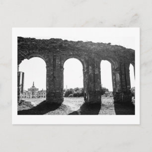 Vitryssland Беларусь Ruzhany palatsbyggnad Ruiner Vykort