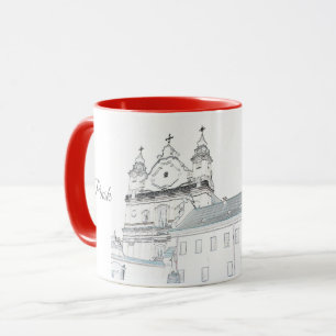 Vitryssland Б е л а р у с ь Pinsk Cityscape Mugg K