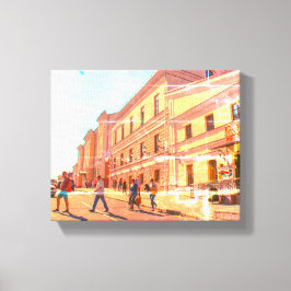 Vitryssland Б е л а р у с Minsk Architecture Citys Canvastryck