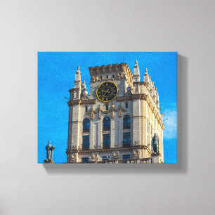 Vitryssland Б е л а р у с Minsk Architecture Life Canvastryck