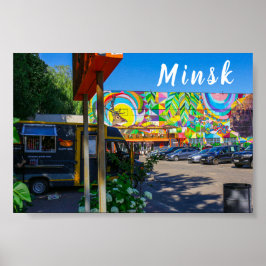 Vitryssland Б е л а р у с Minsk budge budfinauktio Poster