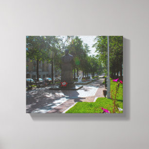 Vitryssland Б е л а р у с Minsk Park Nature Citysc Canvastryck