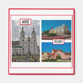 Vitryssland Б е л а р у с nominь Minsk budfinaukti Magnet
