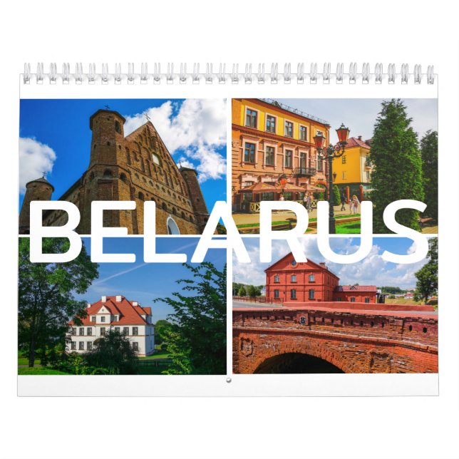Vitryssland Architecture liggande Minsk Brest Kalender (Omslag)