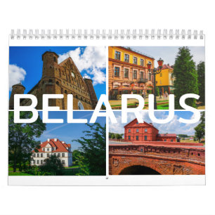 Vitryssland Architecture liggande Minsk Brest Kalender