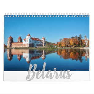 Vitryssland arkitektur landskap naturkalendern kalender