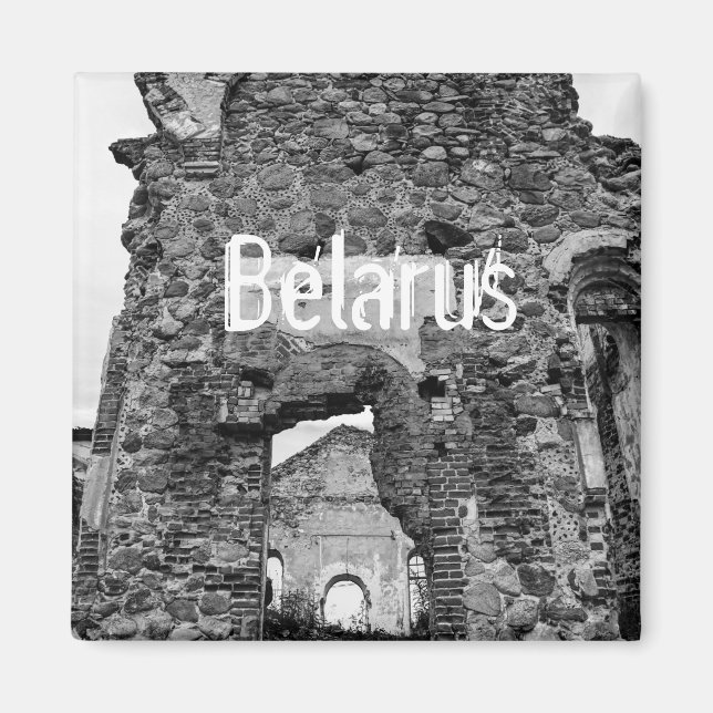 Vitryssland Begoml Biahoml Architecture Magnet (Framsidan)