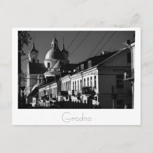 Vitryssland Belarus Grodno Hrodna Гродно Vykort