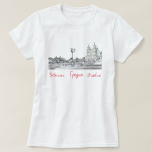 Vitryssland Belarus Grodno Hrodna T-Shirt Top
