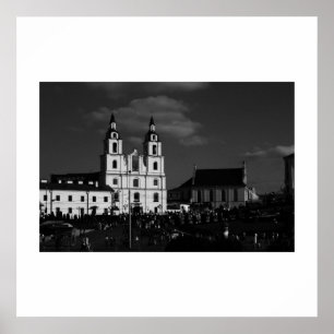 Vitryssland Belarus Minsk Мінск Arkitektur Affisch