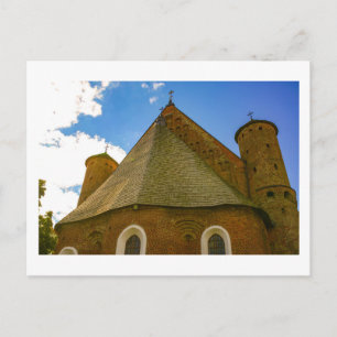 Vitryssland Belarus Synkavichy Kyrka Arkitektur Vykort