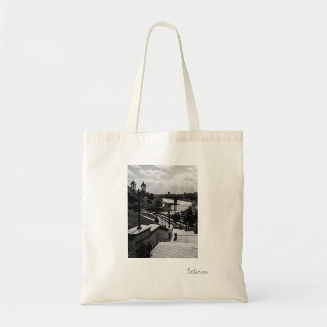 Vitryssland Belarus Vitsebsk Vicebsk Tote Bag Tygkasse (Framsidan)