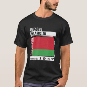 Vitryssland fantastisk sedan 1947 Vitryssland 75:e T Shirt