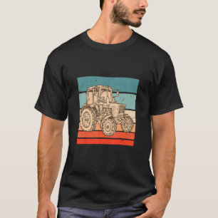 Vitryssland Farmer Tractor Agriculture 4 T Shirt