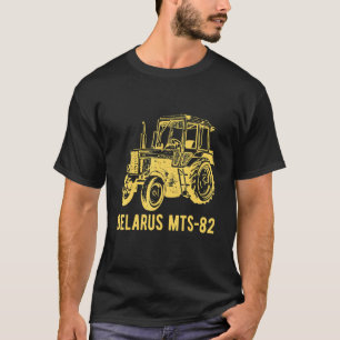 Vitryssland Farmer Tractor Agriculture 6 T Shirt