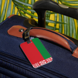 Vitryssland flagga bagagebricka