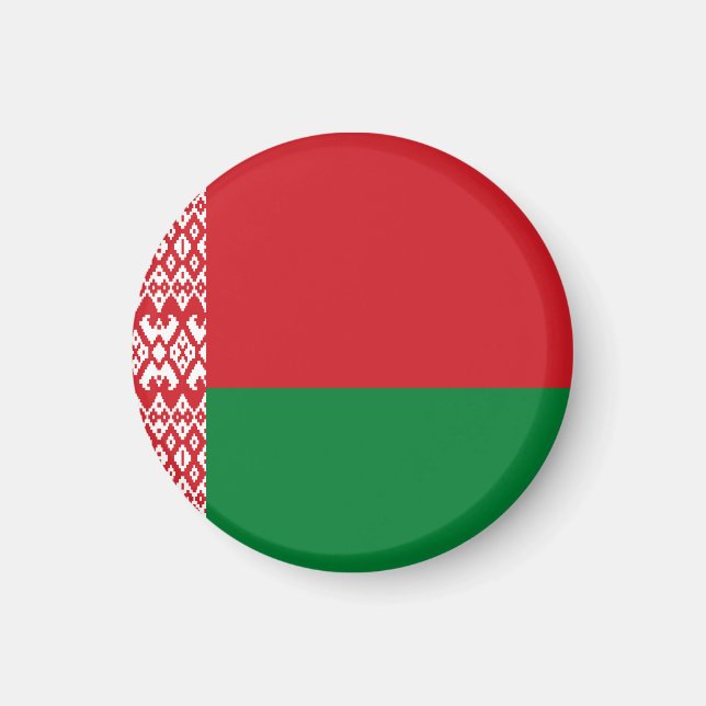 Vitryssland flagga magnet (Framsidan)