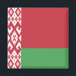 Vitryssland Flagga Magnet<br><div class="desc">Anpassade World Flagga Products ( i världen) - Lägg gärna till din egen text.</div>