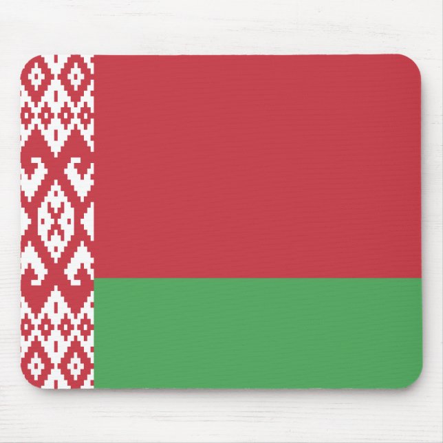 Vitryssland Flagga Musmatta (Framsidan)