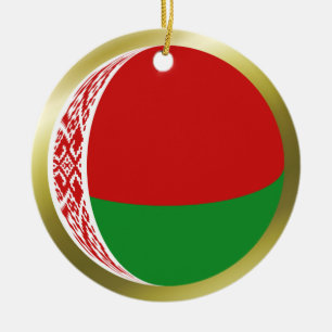 Vitryssland Flagga Ornament