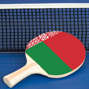 Vitryssland flagga pingisracket