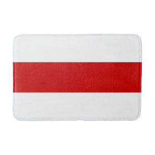 Vitryssland Flagga (Röd och vit) Badrumsmatta