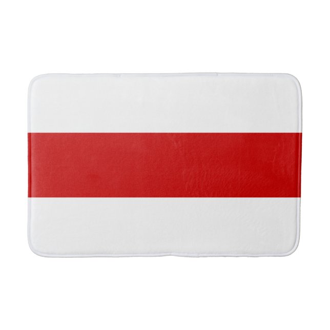Vitryssland Flagga (Röd och vit) Badrumsmatta (Framsidan)