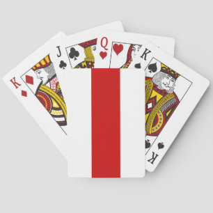 Vitryssland Flagga (Röd och vit) Casinokort