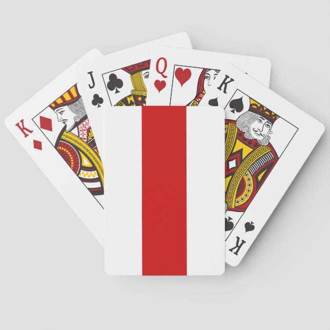 Vitryssland Flagga (Röd och vit) Casinokort (Baksidan)