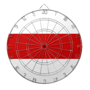 Vitryssland Flagga (Röd och vit) Darttavla