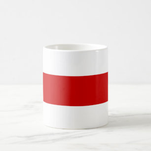 Vitryssland Flagga (Röd och vit) Kaffemugg