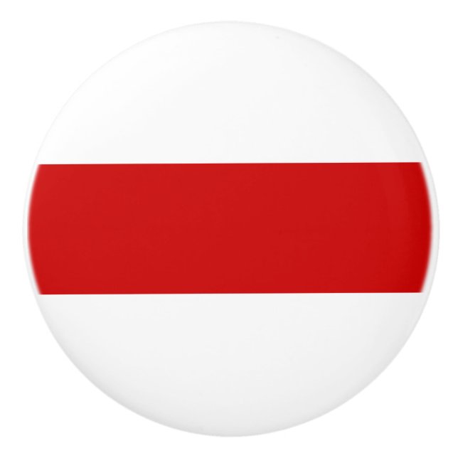 Vitryssland Flagga (Röd och vit) Knopp (Framsidan)