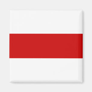 Vitryssland Flagga (Röd och vit) Magnet