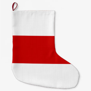 Vitryssland Flagga (Röd och vit) Stor Julstrumpa
