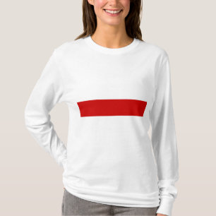 Vitryssland Flagga (Röd och vit) T Shirt
